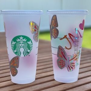 Butterfly Starbucks cold cups!